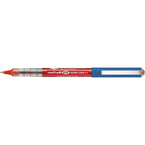 Uni-ball Uni-ball Eye Ocean Care roller, schrijfbreedte 0,3 mm, rood