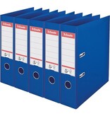 Esselte Esselte ordner Power N°1, rug van 7,5 cm, blauw, pak van 5 stuks