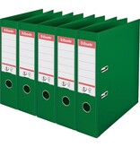 Esselte Esselte ordner Power N°1, rug van 7,5 cm, groen, pak van 5 stuks