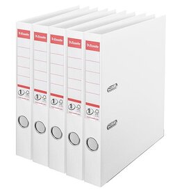 Esselte Esselte ordner Power N°1, rug van 5 cm, wit, pak van 5 stuks
