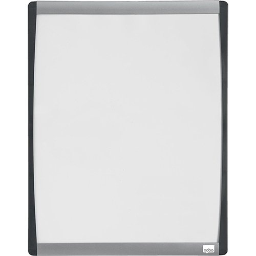 Nobo Nobo Mini whiteboard, magnetisch, met gebogen frame, zwart, 33,5 x 28 cm