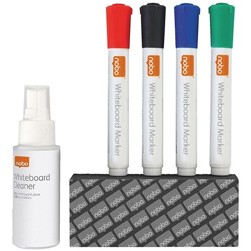 Nobo Nobo droog uitwisbare Whiteboard Accessoire Starterkit