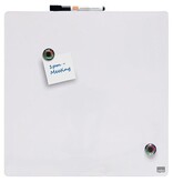Nobo Nobo Mini whiteboard, magnetisch, tegel zonder lijst, 36 x 36 cm