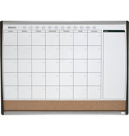 Nobo Nobo combibord, kurk en magnetische whiteboard