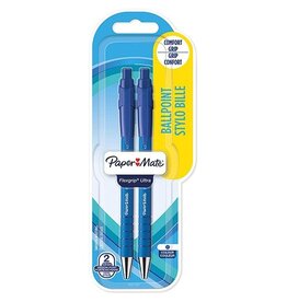 Paper Mate Paper Mate balpen Flexgrip Ultra RT medium, blauw 2st.