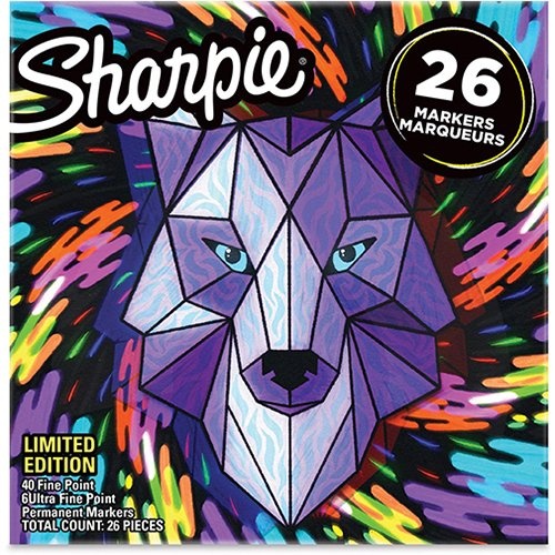 Sharpie Sharpie permanente marker Wolf Pack, fijn 26st. assorti