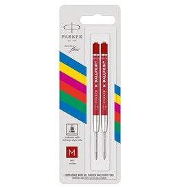 Parker Parker Eco vulling voor balpen, medium, rood 2st.