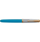 Parker Parker 51 Premium vulpen medium, turkoois GT