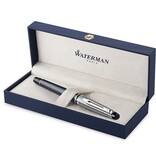 Waterman Waterman vulpen Expert Deluxe, medium, metallic grijs CT, in giftbox