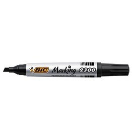 Bic Bic permanent marker 2000-2300 zwart [12st]