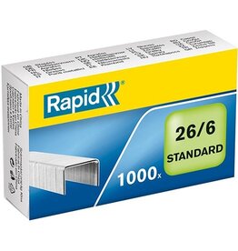 Rapid Rapid nietjes 26/6, doos van 1.000 nietjes