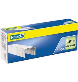 Rapid Rapid nietjes SP19, gegalvaniseerd, doos van 5.000