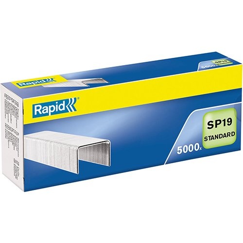 Rapid Rapid nietjes SP19, gegalvaniseerd, doos van 5.000