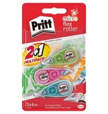 Pritt Pritt micro correctieroller, 2 + 1 gratis, op blister