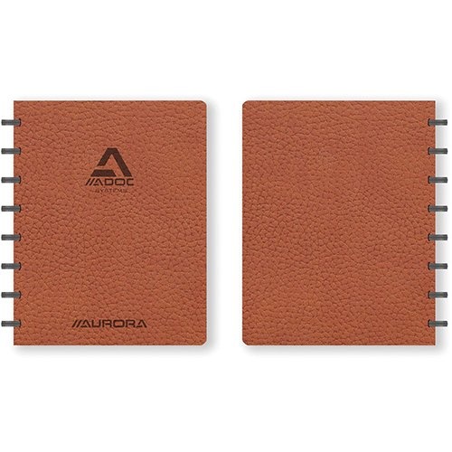 Adoc Adoc Business schrift, ft A5, gelijnd, bruin