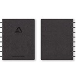 Adoc Adoc Business schrift, ft A5, 144 bladzijden, geruit 5 mm, zwart