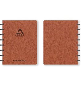 Adoc Adoc Business schrift, ft A5, 144 bladzijden, geruit 5 mm, bruin