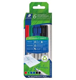 Staedtler Staedtler Lumocolor 316 OHP-marker, etui van 6st.