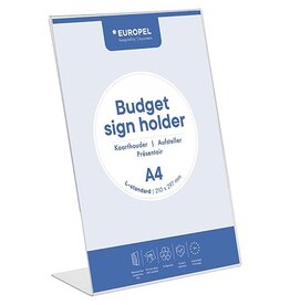 Europel Europel folderhouder Budget, met L-voet, ft A4