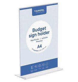 Europel Europel folderhouder Budget, met T-voet, ft A4