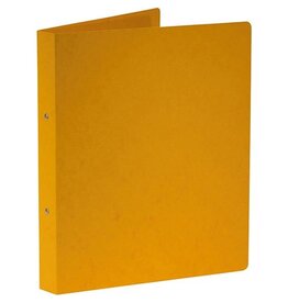 Bronyl Bronyl ringmap, voor ft A4, uit glanskarton, 2 ringen van 25 mm, geel