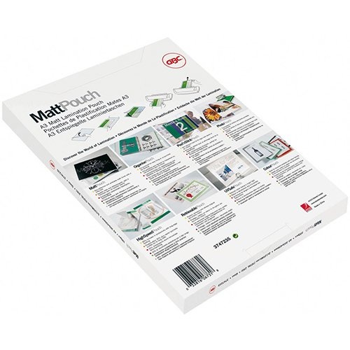 GBC GBC Matt lamineerhoes ft A4 150 micron (2 x 75 micron), mat/glanzend, pak van 50 stuks