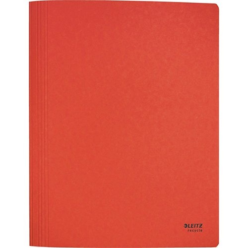Leitz Leitz snelhechtmap, ft A4, 100 % gerecycleerde karton, rood