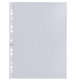 Oxford Oxford showtas, A4, uit glasheldere PP, 11-gaatsperforatie, 50 micron, pak van 100 stuks