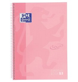 Oxford Oxford School Touch Europeanbook spiraalblok A4+ roze [5st]