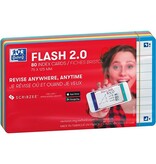 Oxford Oxford Flash 2.0 flashcard starterkit, gelijnd, A7, 80 vel
