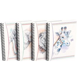 Oxford Oxford Boho Spirit spiraalschrift, ft A5, 120 bladzijden, gelijnd, geassorteerde kleuren