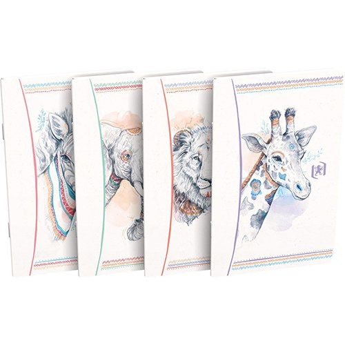 Oxford Oxford Boho Spirit notitieboekje, ft 9 x 14 cm, 60 bladzijden, gelijnd, geassorteerde kleuren