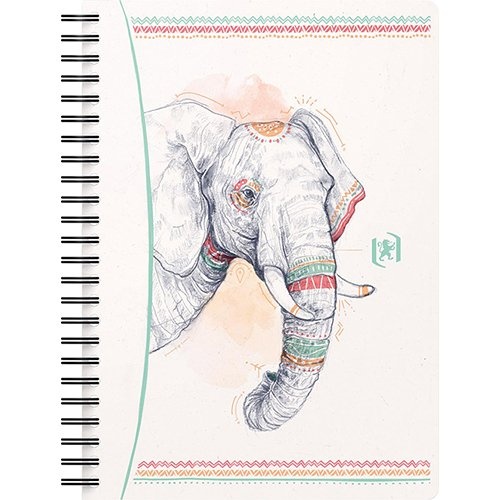 Oxford Oxford Boho Spirit spiraalblok, A5, olifant [5st]