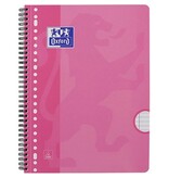 Oxford Oxford School collegeblok A4+ gelijnd, 23-gaats, 80 vel, roze