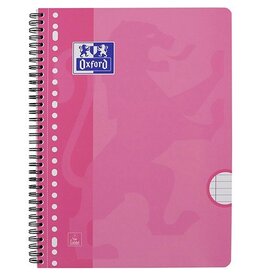 Oxford Oxford School collegeblok A4+ gelijnd, 23-gaats, 80 vel, roze