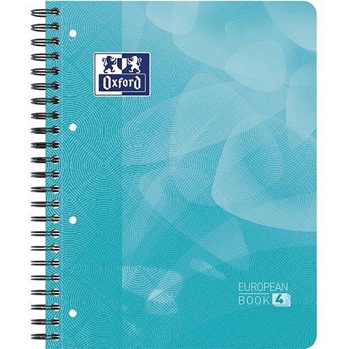 Oxford Oxford School Projectbook spiraalschrift, A4+, aqua blauw