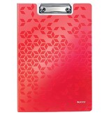 Leitz Leitz WOW klemmap met omslag, ft A4, rood