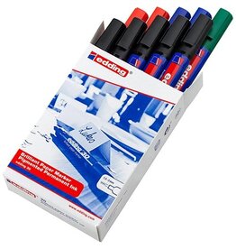 Edding Edding merkstift brilliant paper marker e-30, doosje van 10 stuks, assorti