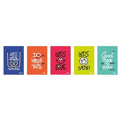 Atoma Atoma Writings schrift, ft A4, 144 bladzijden, gelijnd