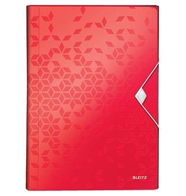 Leitz Wow Projectmap 6Vak A4 Rood [1st]