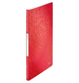 Leitz Leitz WOW showalbum A4, 20 hoezen, rood