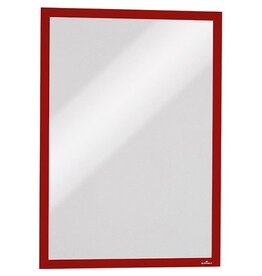 Durable Durable Duraframe magnetisch kader, ft A4, rood, pak van 5 stuks