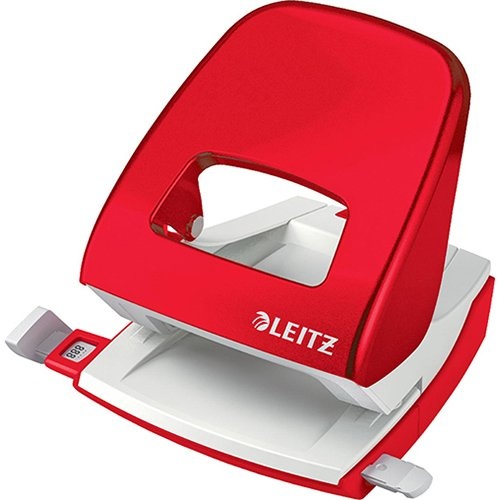 Leitz Leitz NeXXt WOW perforator, 30 blad, rood