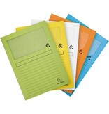 Exacompta Exacompta L-map Forever, voor ft A4, pak van 25 stuks, geassorteerde pastelkleuren