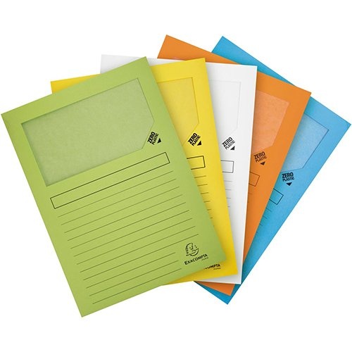 Exacompta Exacompta L-map Forever, voor ft A4, pak van 25 stuks, geassorteerde pastelkleuren