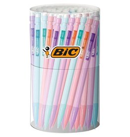 Bic BicMatic pastel vulpotlood, tubo van 60 stuks, assorti