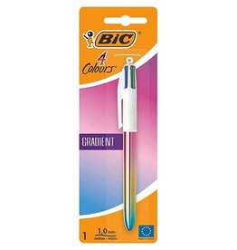 Bic Bic Colours Gradient 4-kleurenbalpen, medium, klassieke inktkleuren, op blister