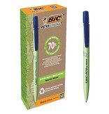 Bic Bic Media Clic Bio-based Ecolutions balpen, blauw [12st]