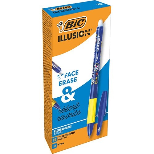 Bic Bic gelroller Gel-ocity illusion blauw [12st]