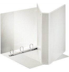 Esselte Esselte personaliseerbare ringmap, rug van 5,1 cm, 4 D-ringen van 30mm, voor ft A4+, wit